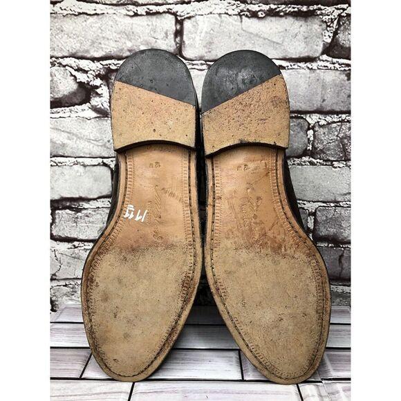 Mezlan Florence Brown Leather Brogue Cap Toe Oxfords Lace Dress Shoes Men Sz 12W - Picture 12 of 16